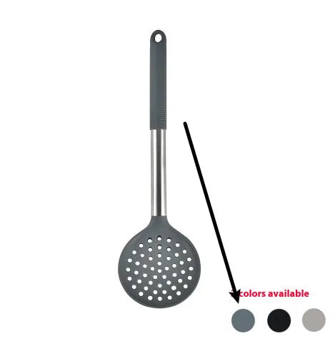 Silicone Kitchenware 12-Piece Set with Rotating Storage Bucket, including Ladel, Spatula, Colander Claw, and Food Clip for Non-Stick Cookware