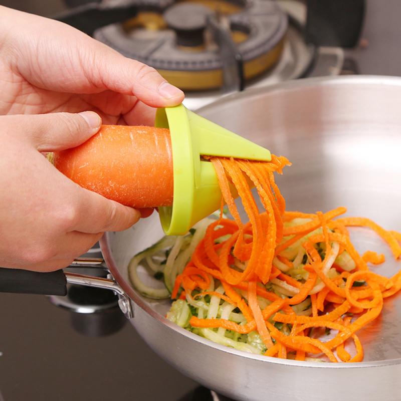 Firm Vegetable Fruit Spiral Shredded Device Cutter