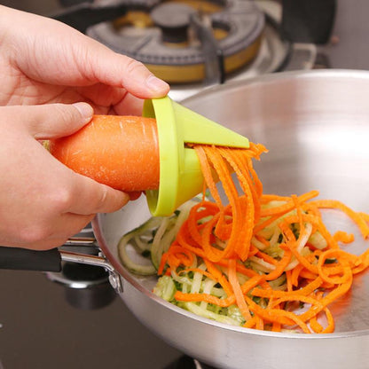 Firm Vegetable Fruit Spiral Shredded Device Cutter