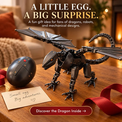 🐉🥚 DragonMorph – Egg to Dragon Transforming Mechanical Toy