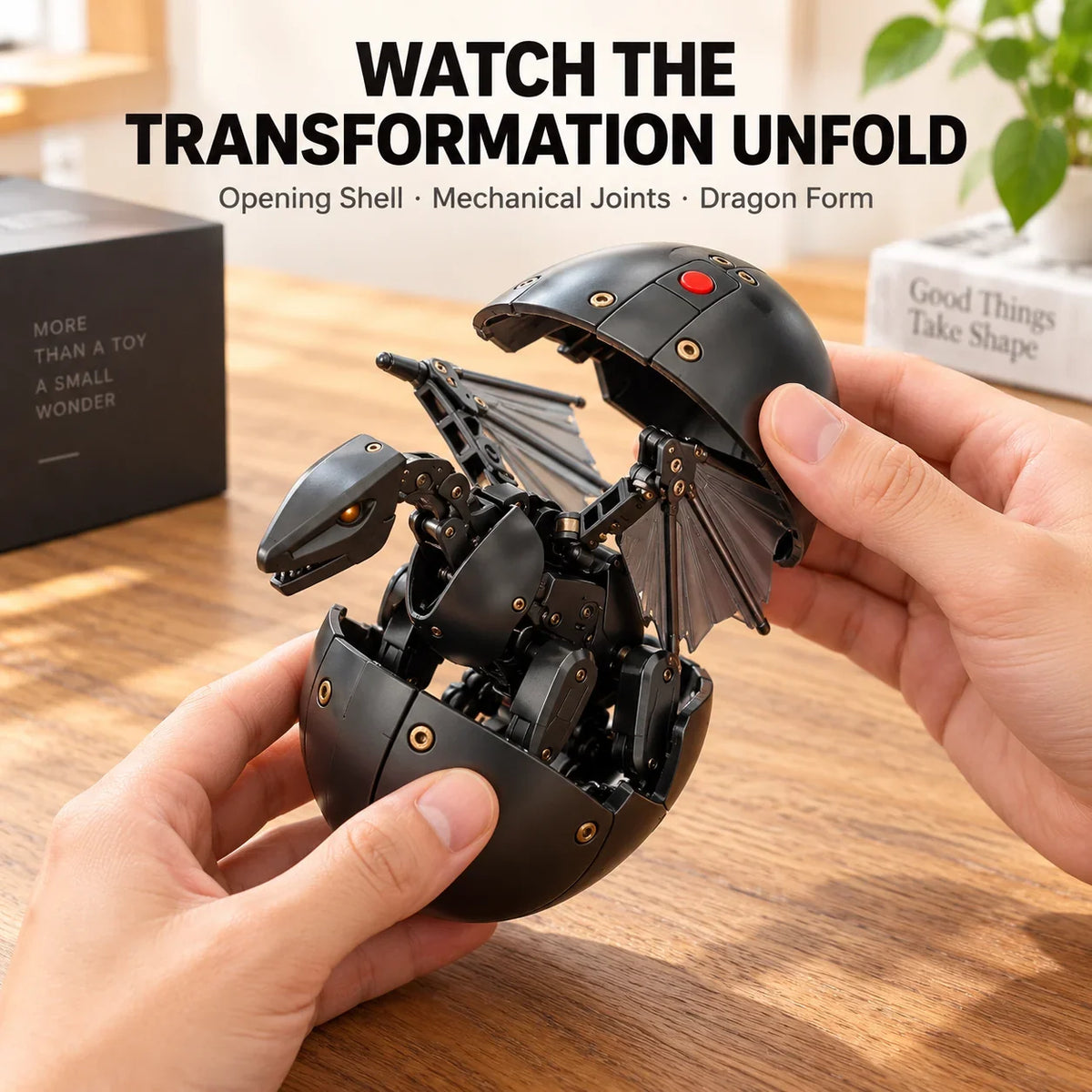 🐉🥚 DragonMorph – Egg to Dragon Transforming Mechanical Toy