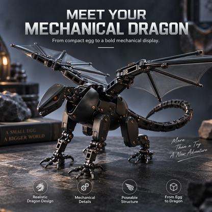 🐉🥚 DragonMorph – Egg to Dragon Transforming Mechanical Toy