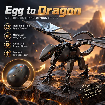 🐉🥚 DragonMorph – Egg to Dragon Transforming Mechanical Toy