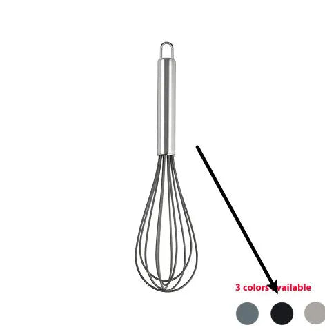 Silicone Kitchenware 12-Piece Set with Rotating Storage Bucket, including Ladel, Spatula, Colander Claw, and Food Clip for Non-Stick Cookware