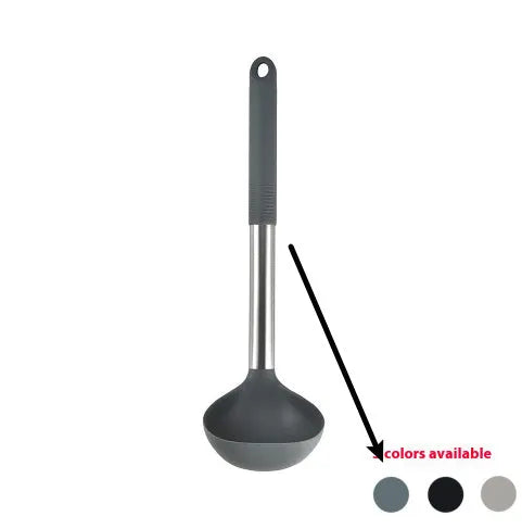 Silicone Kitchenware 12-Piece Set with Rotating Storage Bucket, including Ladel, Spatula, Colander Claw, and Food Clip for Non-Stick Cookware